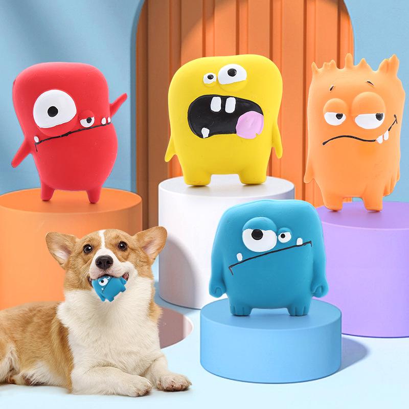Hot Selling Premium Pet Chew Toys Cute Silica Gel Squeaky Dog Latex Toy Accessory for Your Furry Friend