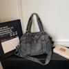 Denim Umhängetasche Damen Handtasche Große Kapazität Wasserabweisend Crossbody Tasche