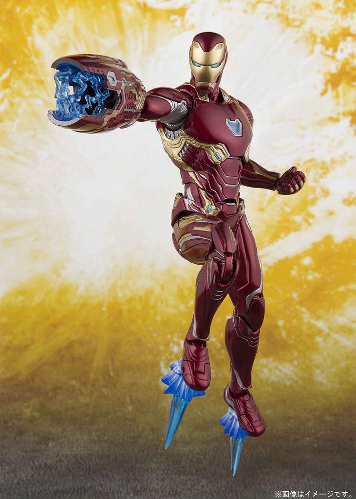 TAMASHII NATIONS Avengers Iron Man Mark 50 Infinity Approximately 155mm Painted Movable Figure S.H.Figuarts (Avengers War) PVC/ABS