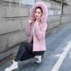 Padded Jacket Women's Slim-fit Women's Padded Jacket Short Fur Collar Padded Jacket Women's Warm and Cold-proof