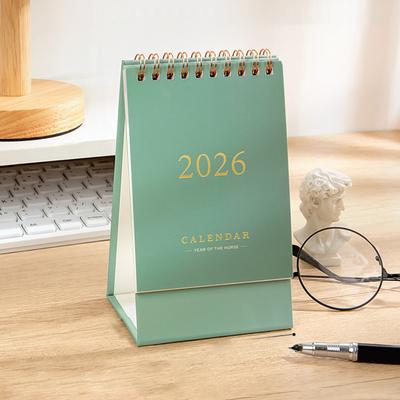 2026 Desk Calendar JAN 2026 - DEC 2026 Standing Flip Desktop Calendar