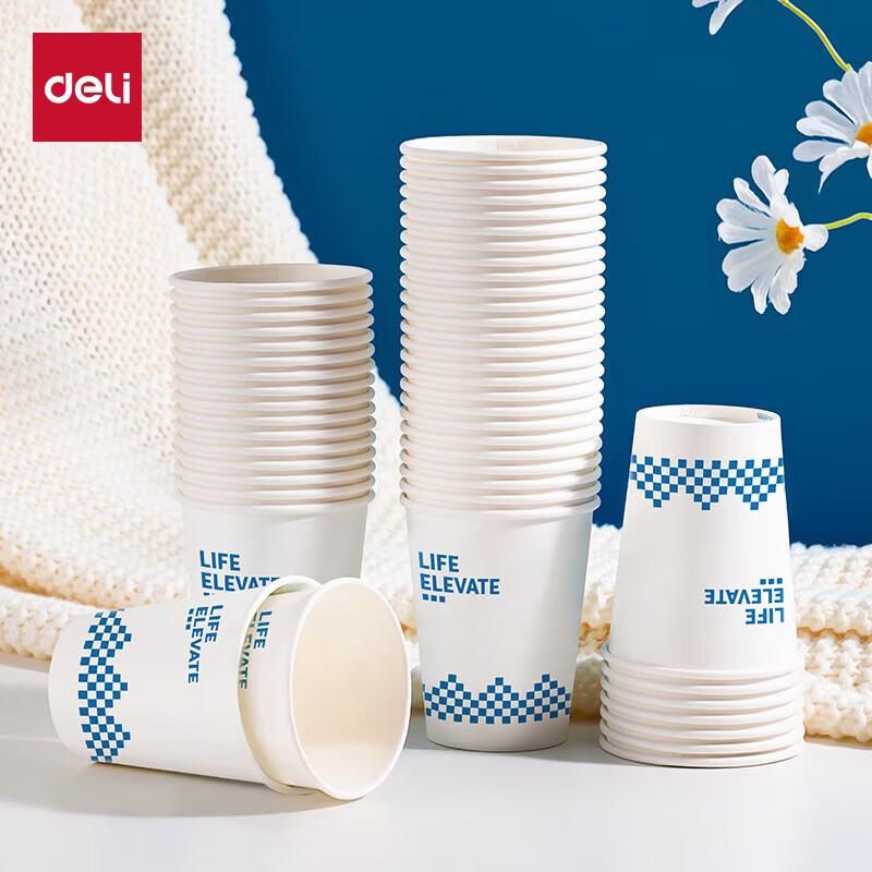 Deli DP750 Disposable Paper Cups белый