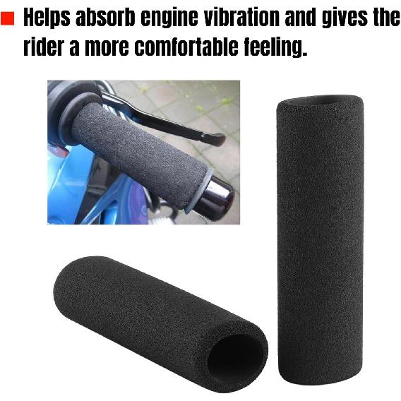 Motorcycle Handlebar Grips, Foam Handlebar Cover Anti Slip Bar Grip Sleeve R1100GS R1150GS R1200GS Soft Shock Absorbing Foam Material Reduce Hand