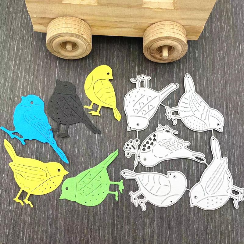Small Bird Craft Knife Mold European and American Quilted Paper Mold Scrapbook