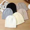 Women Winter Warm Ear Protection Knitted Hat Female Cute Pullover Wool Hat
