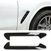 1 Pair Car Side Air Fender Vent Cover Trim Protection Compatible for BMW X3 G01 X4 G02 2018 2019 2020 2021 20222 2023 Glossy Black