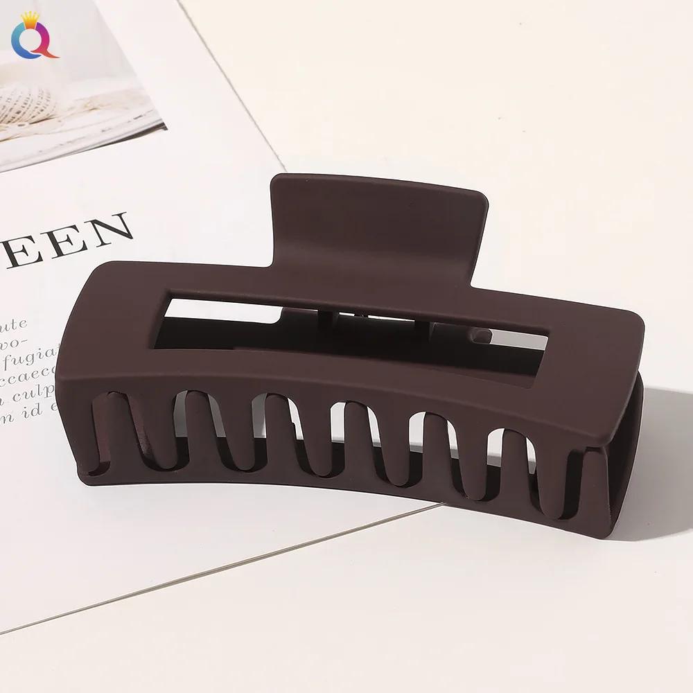 11-13cm Vintage Cross Hair Clip Large Barrette Crab Hair Claws Bath Ponytail Clip for Women Girls Claw Clip Hair Accessories