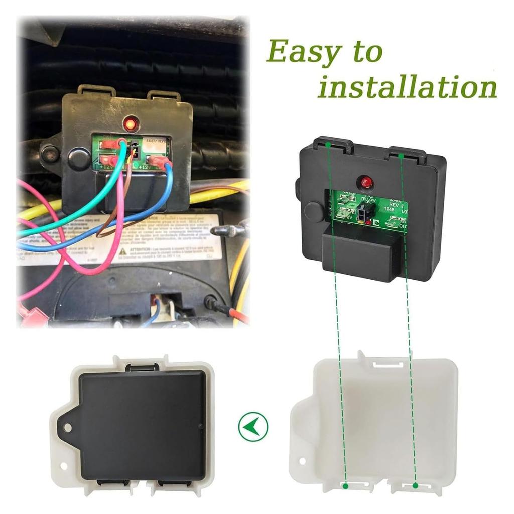 RV Refrigerator Temp Monitor Control Kit 637360 for Norcold 634677 634678 Accessory