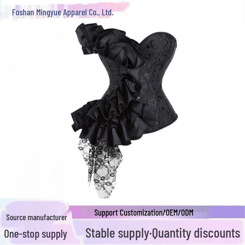 Corsetto in Raso con Bordino in Pizzo Stile Corte: Guaina modellante con supporto lombare e controllo addominale