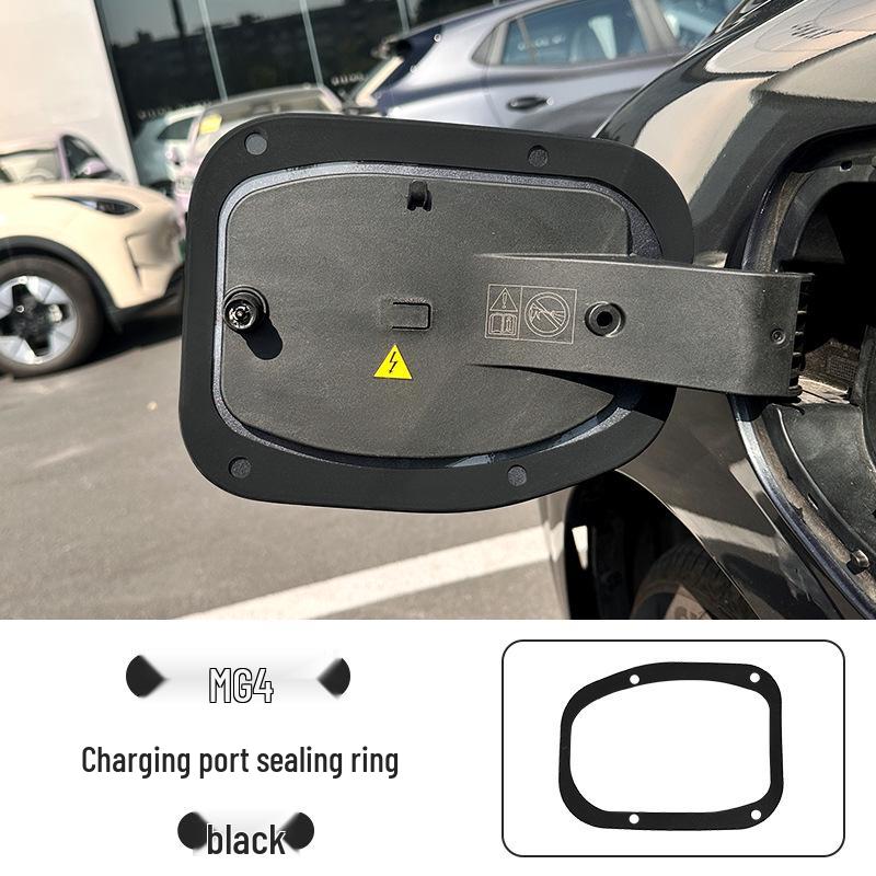 MG4 Charging Port Sealing Ring: Rainproof Rubber Strip for Car Interior Decoration and Modification, Compatible with 26 MG Models.