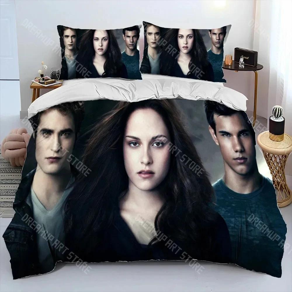 3D Print The Twilight Saga HD Printed Comforter Bedding Set,Duvet Cover Bed Set Quilt Cover Pillowcase,king Queen Size Bedding