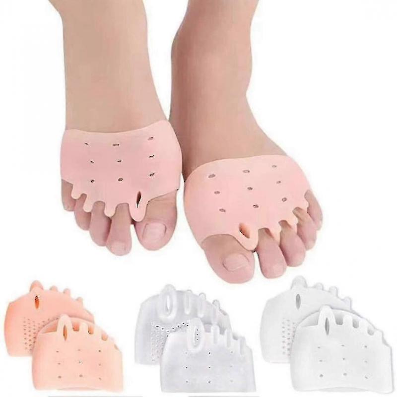 Five-hole Metatarsal Pads, Breathable Toe Separators For Foot Pain