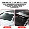 Easy Install Car Front Window Decoration Sticker Compatible Mitsubishi Motors Metal Label Sticker Label Emblem Chrome Pajero ASX