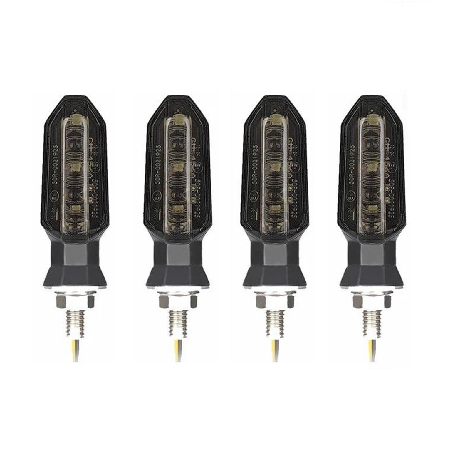 Motorcycle Turn Signals Motorcycle Turn Signal Indicator Light Fit for Yamaha R6 R3 R1 4 pieces