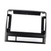 Car Interior Car Dash Stereo Radio Face Panel Frame Trim 2DIN 9" Black ABS