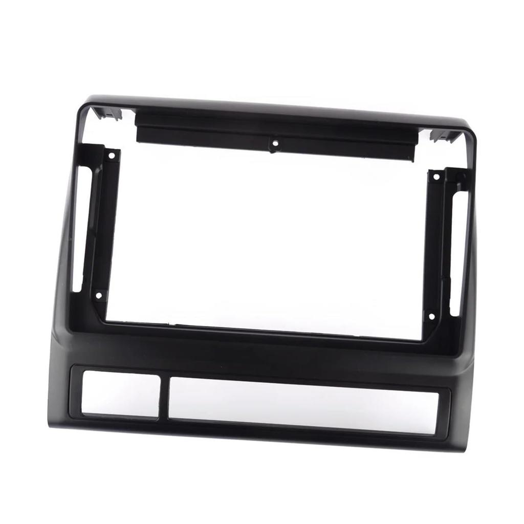 Car Interior Car Dash Stereo Radio Face Panel Frame Trim 2DIN 9" Black ABS