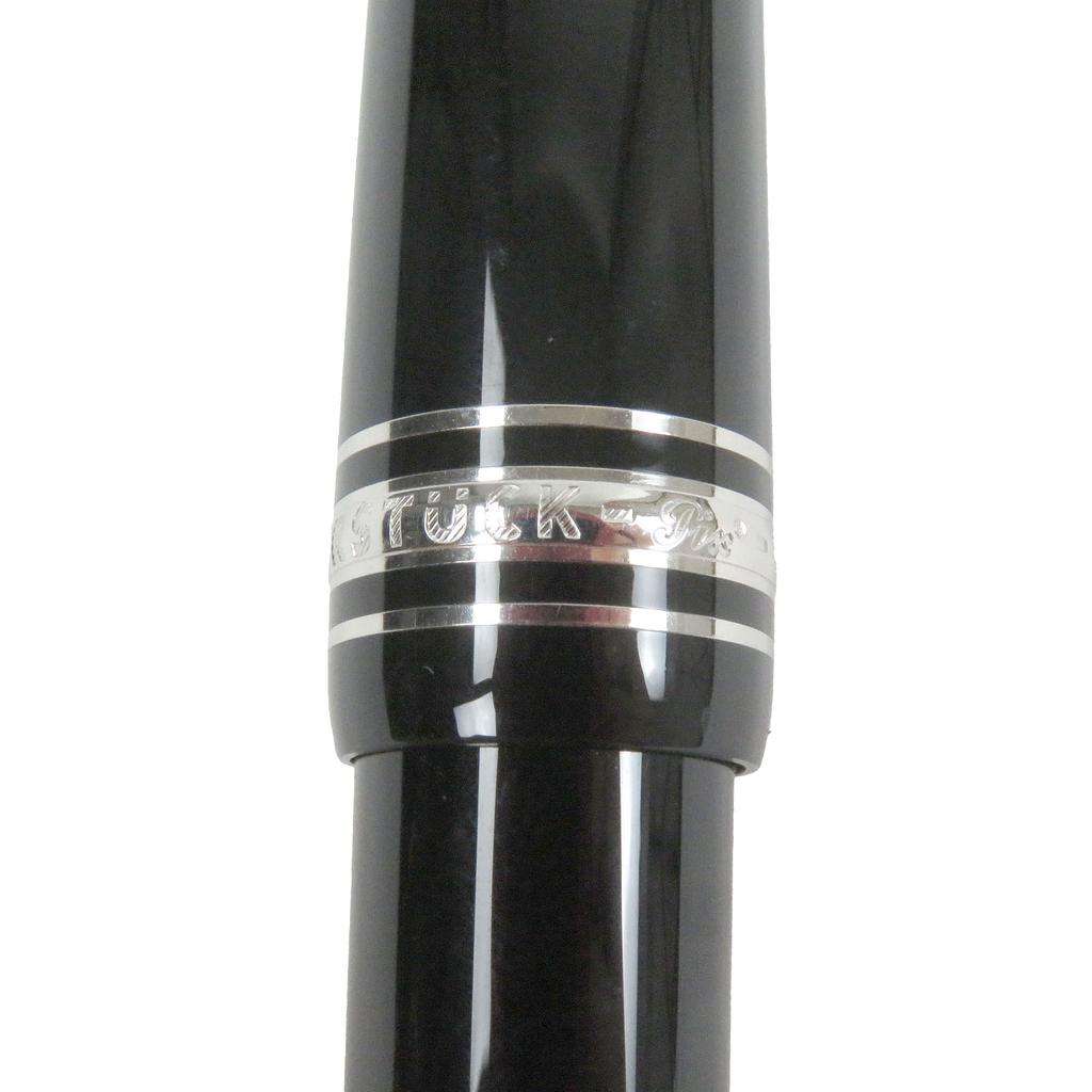 Excellent MONTBLANC Ballpoint pen Meisterstckle Grand Twist type Black Silver mens Used