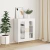 Vidaxl Schrank, Weiß, Glänzend, 69,5X34X90 Cm, Holzwerkstoff