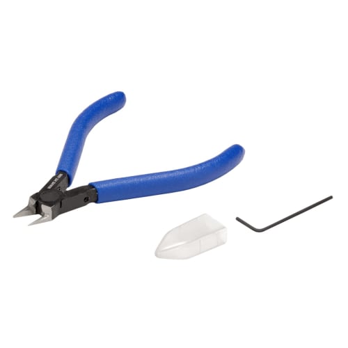 

Wave Hobby Tool Series HG Plastic Sharpening Nippers, Thin Blade, Plastic Model Tool, HT-398, Blue