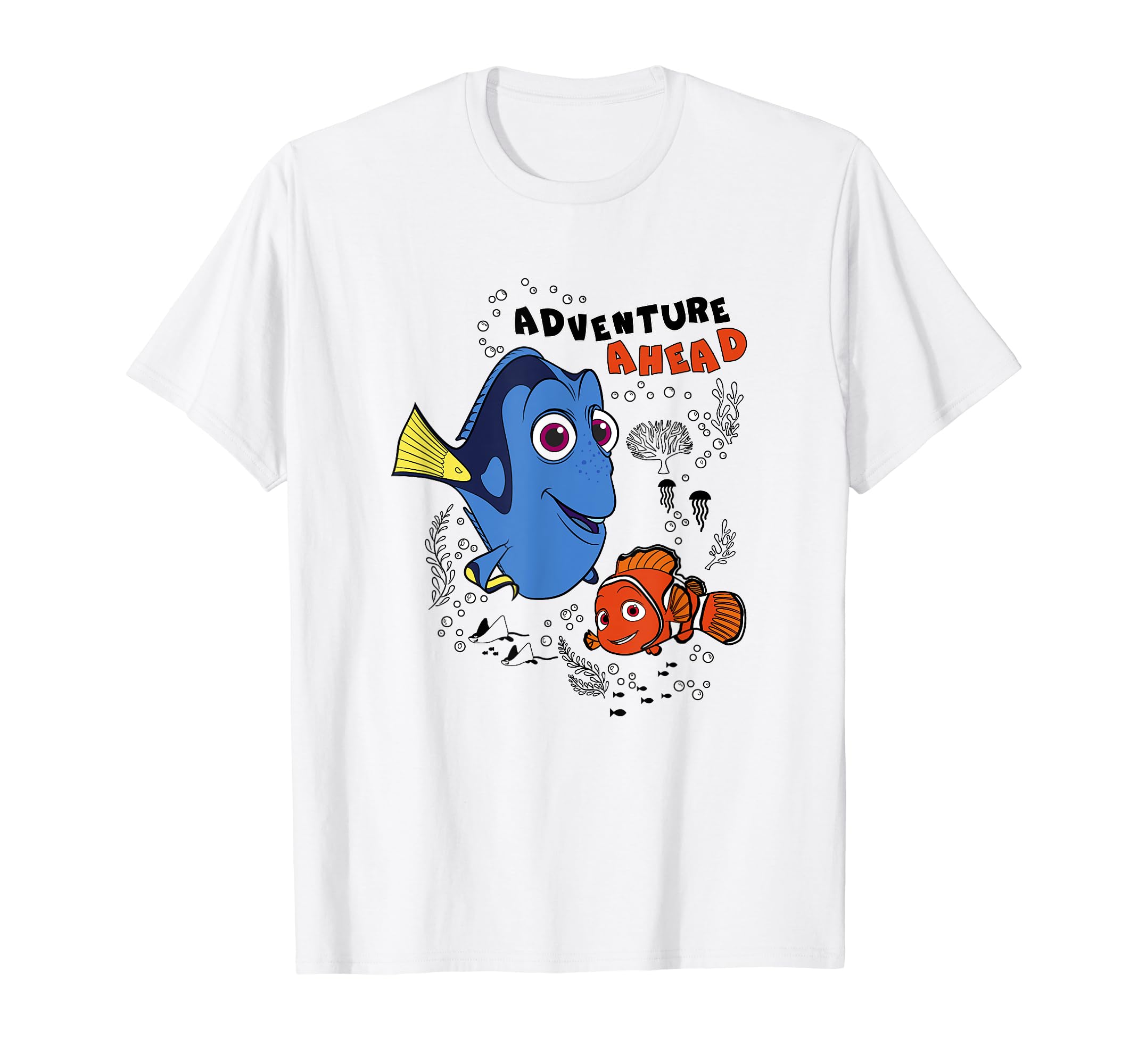 

Disney Pixar Finding Dory Nemo & Dory Adventure Ahead Poster T-Shirt