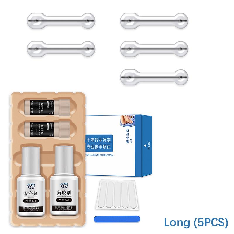 

Інструменти для корекції врослого нігтя Педикюр Відновлення Вбудоване лікування нігтя на пальці ноги Професійна скоба для випрямлення врослого нігтя