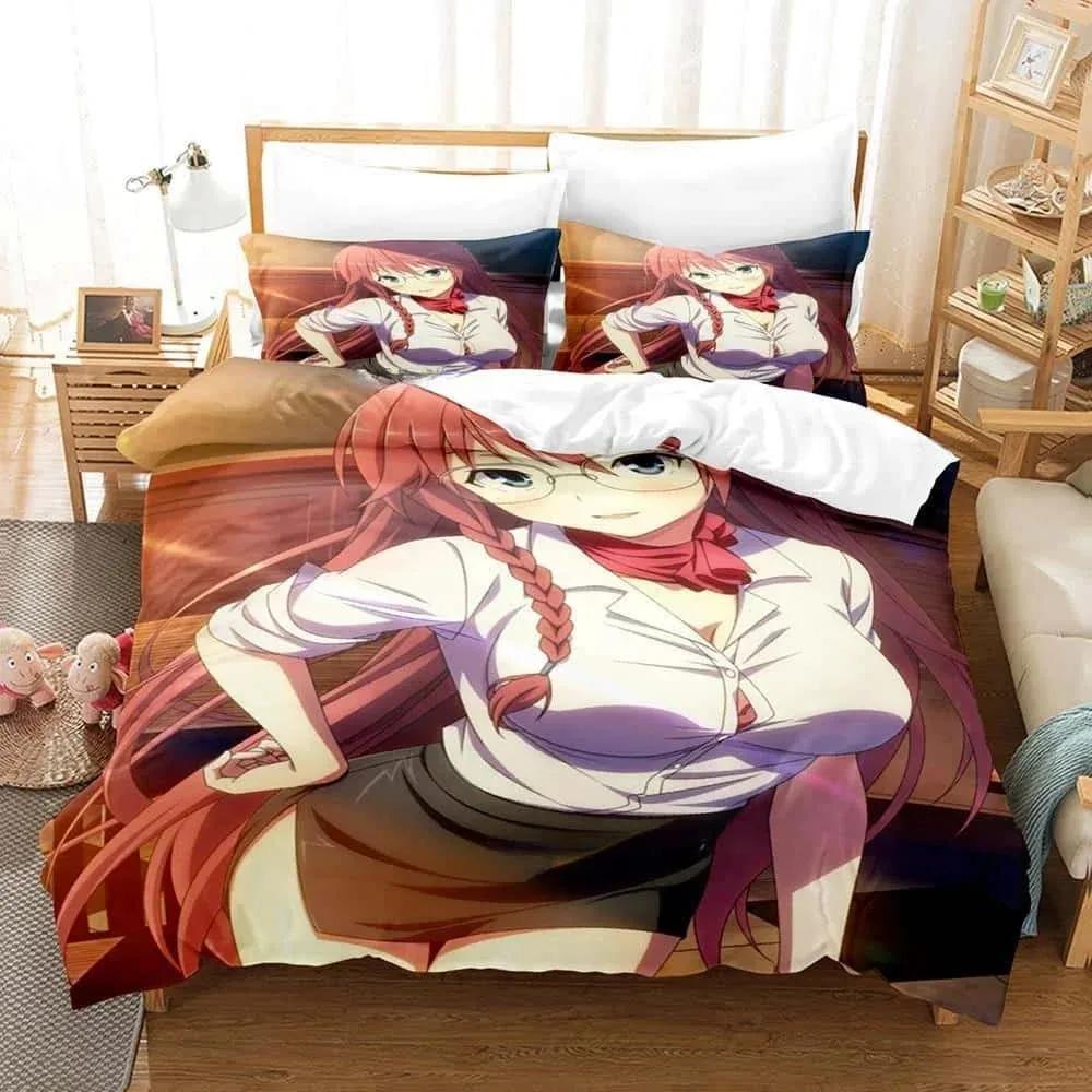 3D Print Anim Lilith Asami Trinity Seven Bedding Set Single Twin Full Queen King Size Bed Set Adult Kid Bedroom Duvet Cover Sets