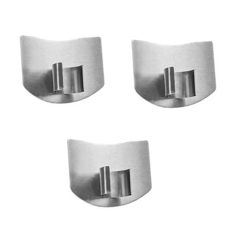 Stainless Steel Finger Guard Rustproof Anti-Cut Vegetable Chopping Protector for Home Cooking Food Prep Gifting