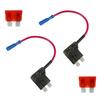 2PCS 12V Fuse Holder Add-a-circuit TAP Adapter Micro2 Mini Small Standard ATM Auto Fuse With