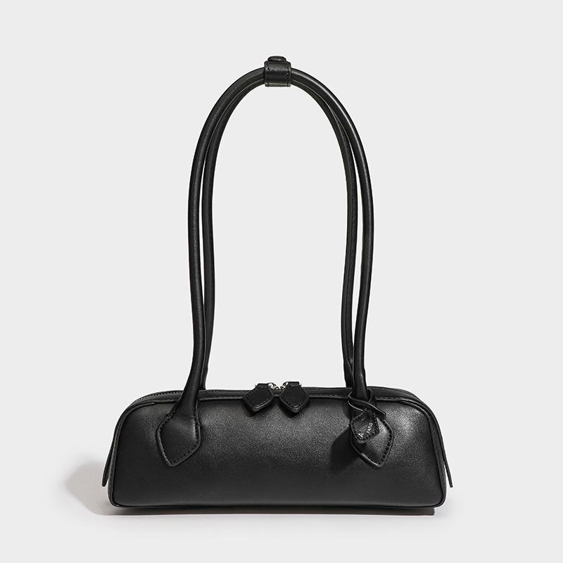 Sac d'épaule en cuir sous le bras style sac à saucisse pour femme sac de travail pour les trajets sac baguette