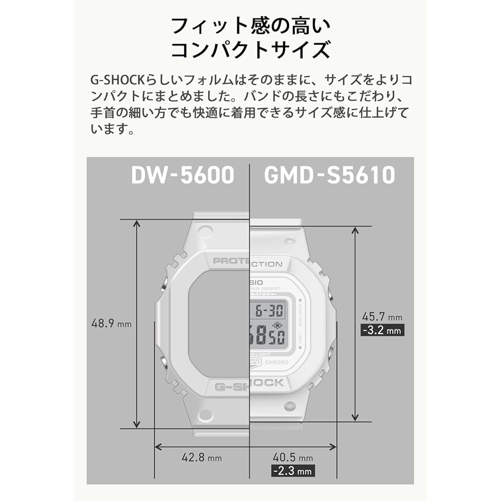 Casio G-Shock GMD-S5610PP-4JF Mid-Size Model Eco-Friendly Material Women's Watch Pink