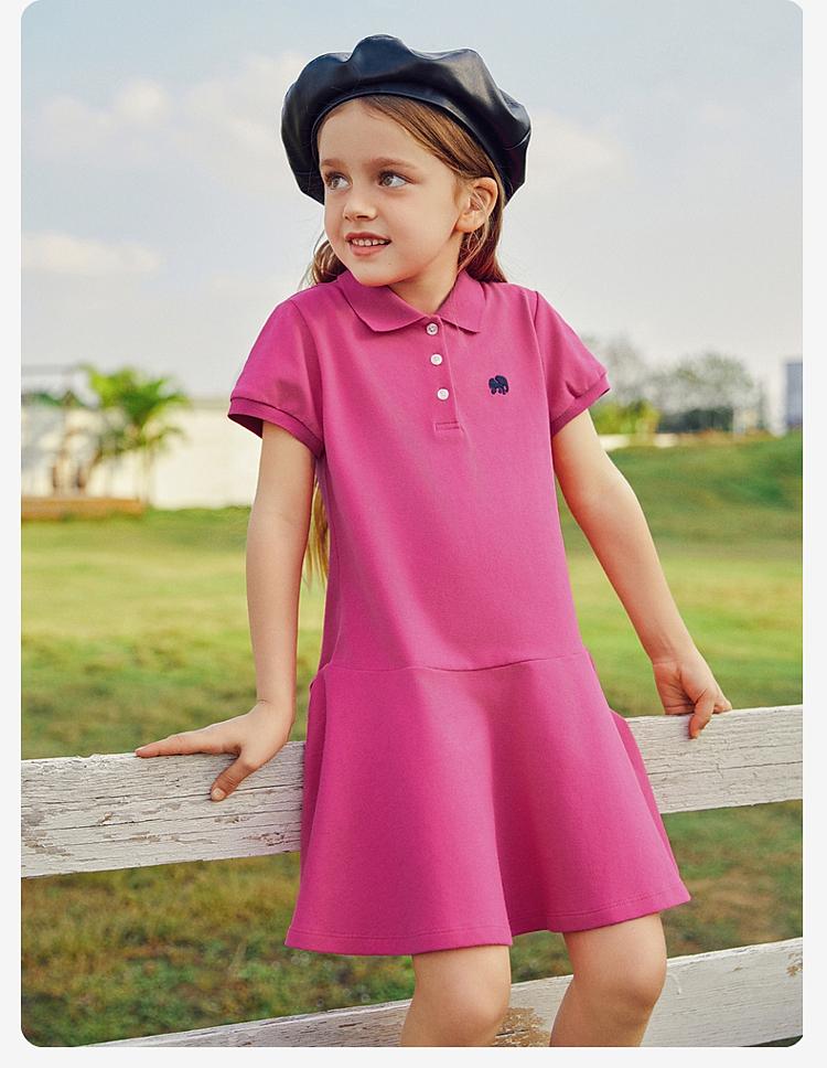 David Bella Girls' Skirt Summer Dress Children's Dress Girls' Tennis Dress Polo Dress