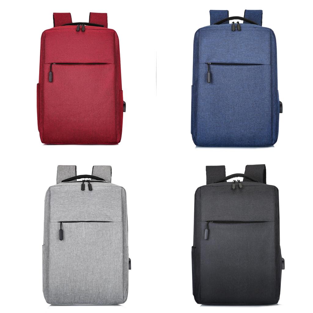 Minimalist Oxford Business Backpack With Waterresistant Material For Commuters And Students