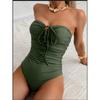 Sexy Neck Einteiliger Damen Badeanzug Premium Badeanzug