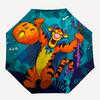 1pc Halloween Tigger Fully Automatic Folding Portable Umbrella, 8 Steel Frames, Three-Fold Design, Suitable for All Seasons, Suitable for Ou