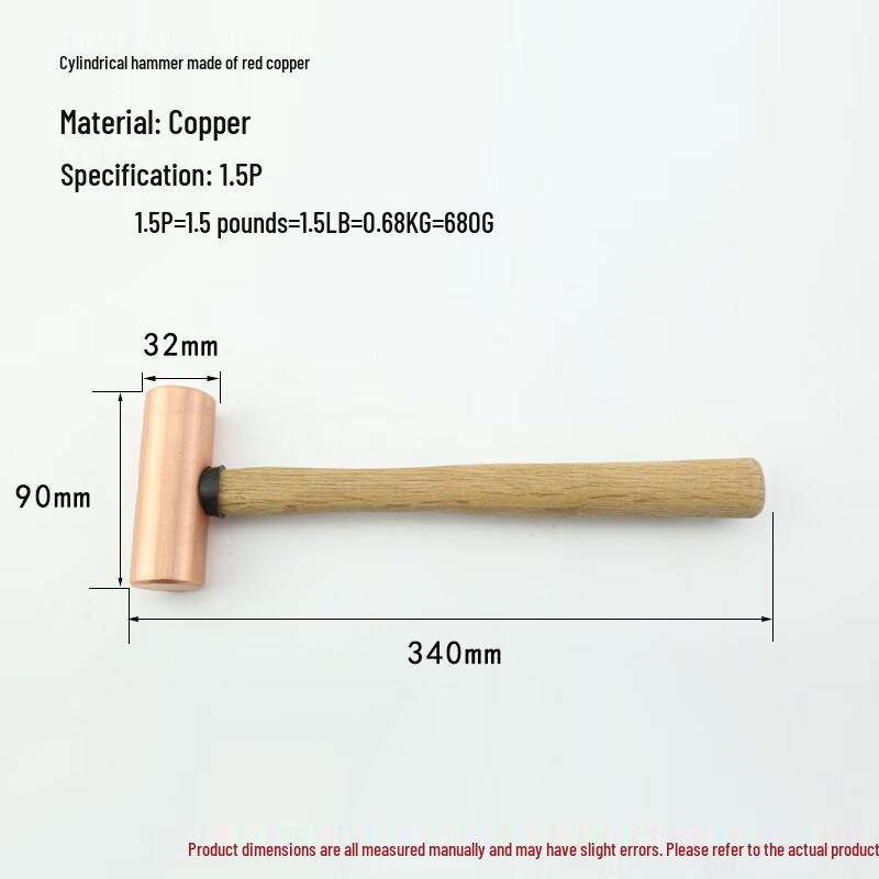 WEDO Solid Copper Mallet CN plug (adapter included)