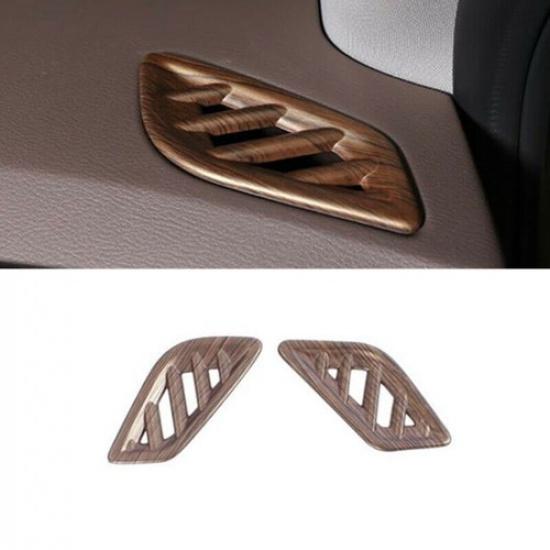 Peach Wood Grain Dashboard Air Outlet Vent Cover Trim For Nissan Rogue -2024