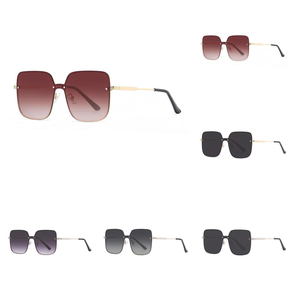 Female Sunglasses With Gradient Pc Lenses Uv400 Protection For Outdoor Activities