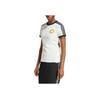 Adidas Originals Cali Tee Slim Fit Striped Sports Short Sleeve Regular T-Shirt Women Tops Cloud-White JD3591
