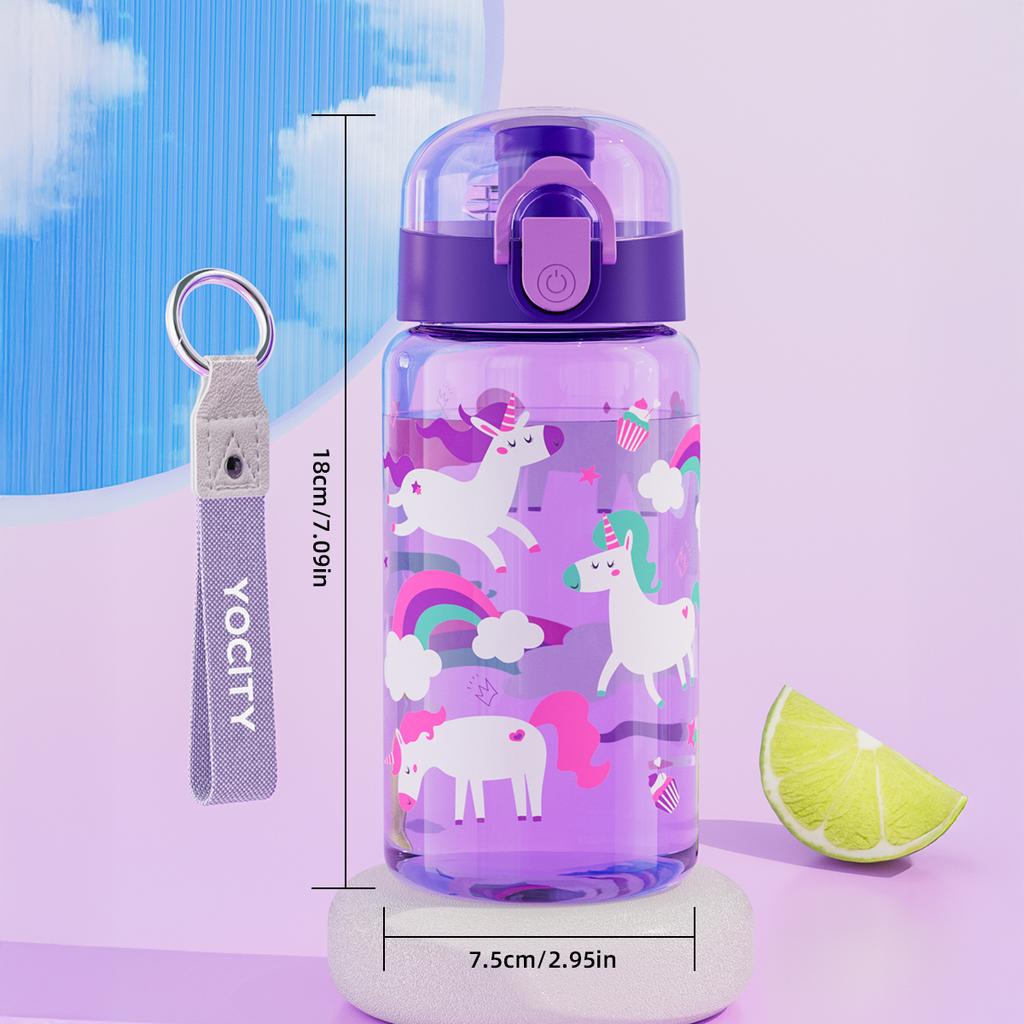 550ml Dinosaur Water Cup Bottle For School Student Office Portable Travel Bottles Gym Sports Fitness Cup Cold Water Juice Drink
