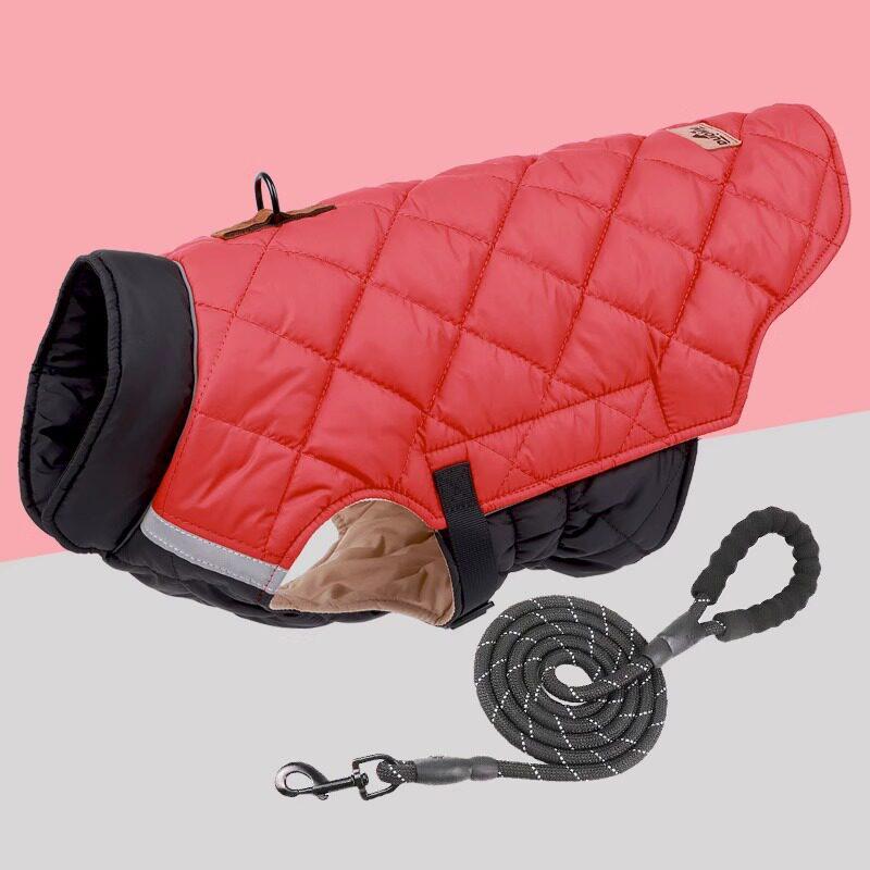 Warme Baumwoll-Hundekleidung für mittlere und große Rassen: Herbst/Winter-Stil für Corgis, Border Collies, Dobermänner und Golden Retriever