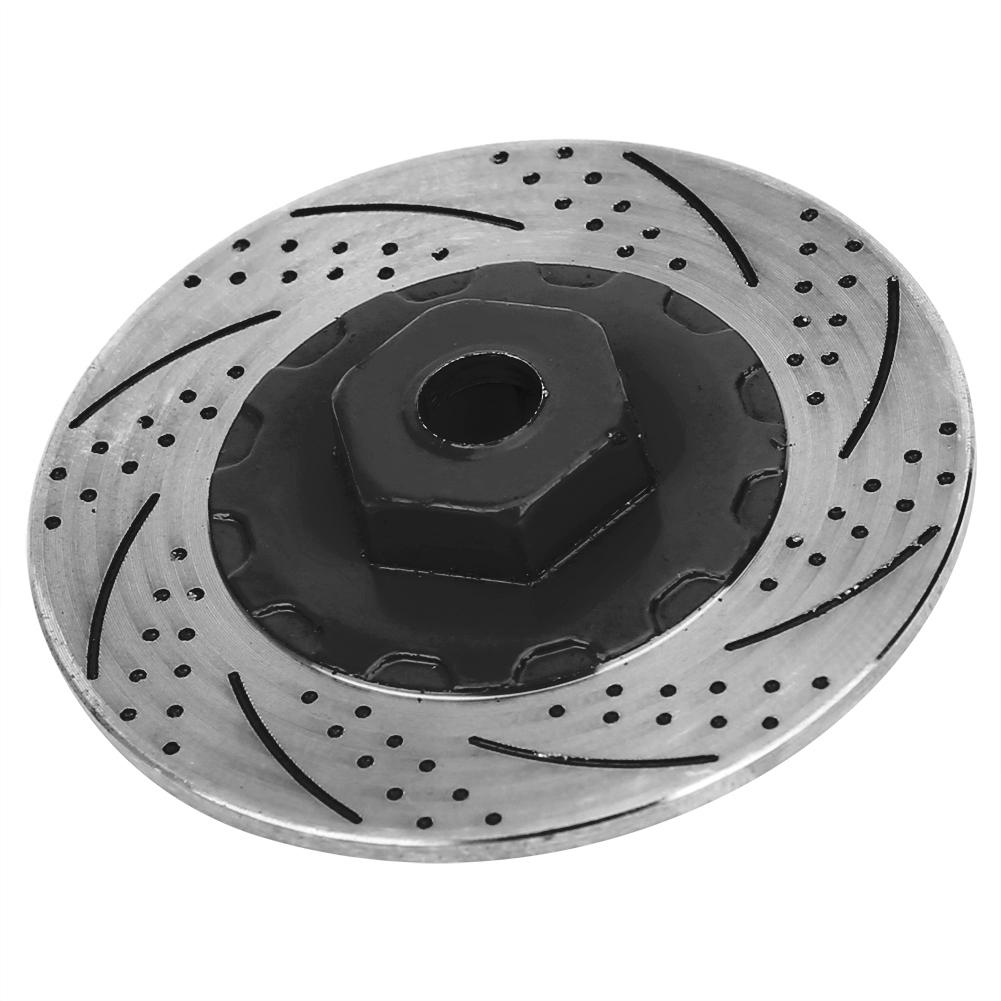 4Pcs Metal Simulation Brake Disc Calipers for Traxxas TRX4 TRX6 110 RC Series Carblack