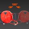 Automotive Maintenance Beauty Tool Wall Mounted Tracheal Coiling Device Automatic Retractable Pipe Reel