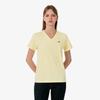 Lacoste Women's Basic V-Neck Short Sleeve T-Shirt TF833E-56GS7G