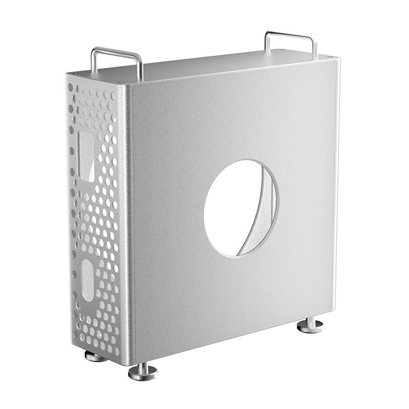 

Для Mini M4/M4 Pro Дизайн 2-в-1 Вертикальная подставка из алюминиевого сплава с теплоотводом Пылезащитный Ударопрочный Защитный чехол серебряный