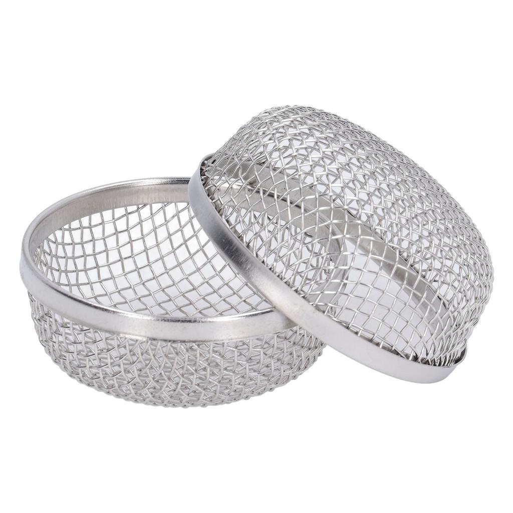 2Pcs RV Water Heater Vent Cover Stainless Steel 2.8in Flying Insect Screen RV Furnace Vent Cover