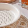 Xingfang Double-Layer Draining Dumpling Plate with Vinegar Dish