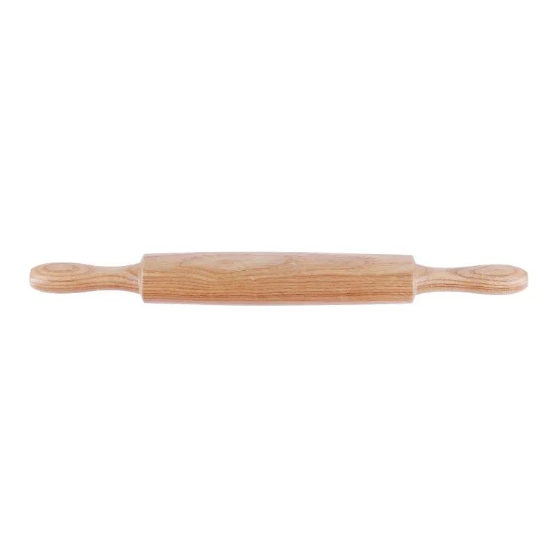 White Oak Rolling Pin Wooden Kitchen Environmentally Friendly Solid Flour Stick Dumpling Stick Baking Tool