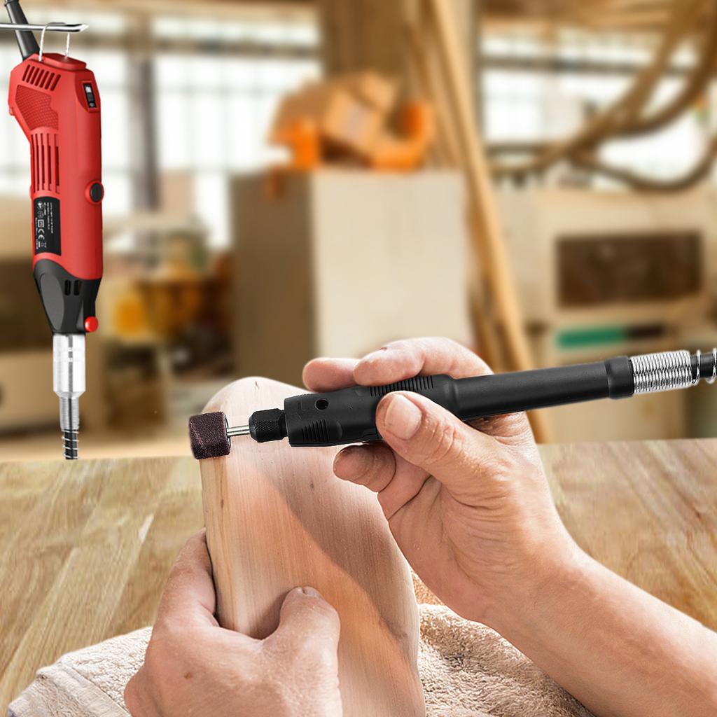 AC Rotary Tool Kit Electric Grinder 6 Variable Speeds 8000-35000RPM 170W for Polishing Carving and
