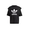 adidas Originals Always Originals Grafikdruck Sport T-Shirt Damen Tops Schwarz IC8805