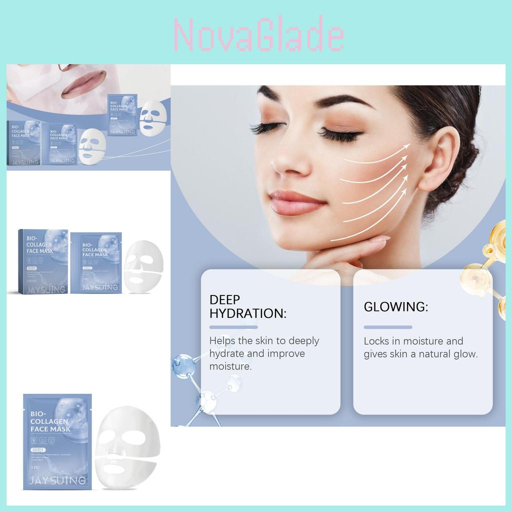 Jaysuing Hydrating Collagen Face Mask For Deep Moisture Firming And Anti-aging Skin Care